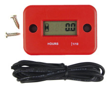 1Set Motocross LCD Motor Timer Elektronisk Varvräknare Timmete Svart