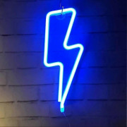 Neonljusskyltar i blixtform, Neon för sovrum, LED-skylt Neon Vägg Acsergery-gåva