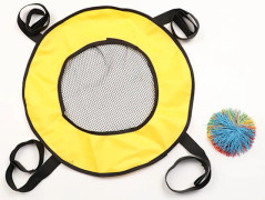 Barn utomhus kul och sport Förälder-barn leksak Sensorisk kast A Yellow