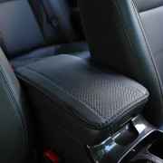 Bilarmrestlåda i läder för Chevrolet Cruze Aveo Captiva Lacetti Mazda 3 6 2 Cx-5 Mitsubishi-WELLNGS Black