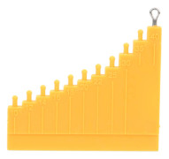 Mini Hair Rig Gauge Fiske Hår Mätning Tool Feeder för karpfiske tillbehör
