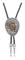Vintage Turkos Sten Bolo Tie Native Cowboy Western Retro Halsband För Män