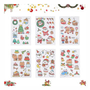 Jul klistermärke scrapbooking, jul present klistermärken, jul klistermärke, jul semester klistermärken, jul klistermärken, för jul dekor väska E