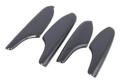 4 st Kolfiber Bil Dörr Armstöd Panel Skydd Trim Dekorativ Klistermärke Interiör Tillbehör för 11:e Gen Honda Civic 2022~02902