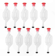 10-pack Fermentation Air Lock Valve for Home Brewing, Wine Making, and Beer Making Water Seal Check Valve 排气阀发酵器组件