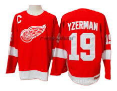Broderad Hockeytröja – Träningssporttröja i Vintage-stil *XL/52* Red Wings 19-1