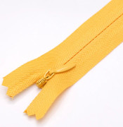 5 st färg osynlig 3 plagg nylon dragkedja kudde dyna kjol byxor sida stängd svans tyg dragkedja 13 # Orange Yellow Net length 56cm