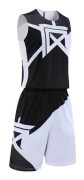 Minimal Su Baskettröja för män, set med tröja och shorts, tävlingströja, sportkläder, träningsdräkt barn svart XL
