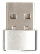 Mouse Jiggler 2 lägen Håll skärmen aktiv Switch-knapp Plug and Play Mini Mouse Shaker för spelmötespresentation Silverfärg