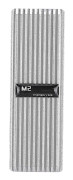 Solid State Hårddisk Kylfläns Termisk Pad SSD Helt i Aluminium Kylningsdelar 2280 M2 Silver