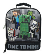 Minecraft dubbelfack isolerad barnmatlåda