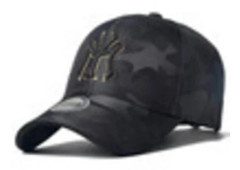Kamouflagehatt herr vardaglig hard top all match fashionabel baseballkeps herr solskydd andningsbar ankhatt Svart guld