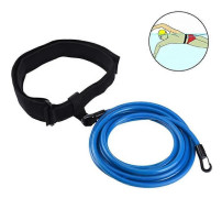 Simmotståndsband Set Portabla Sporttillbehör Styrketräning Blå 400x10cm 1Set