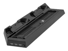 För PS4 2-i-1 Ny Extruderfäste Fläkt Ps4slim Fäste Fläkt Snabbladdare