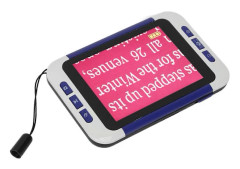 Digital Videoförstoringsglas Bärbar Elektronisk Läs hjälpmedel med LCD-skärm 26 Färglägen 2-32X Förstoring (EU-kontakt)