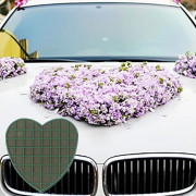 1 Styck Hjärtform Blomma skumsugare för färska blommor Bilbord