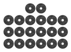 20 st Cymbal Filtbrickor Ställ Ersättningsdelar Trumset Tillbehör Halkfri 4cm Grå