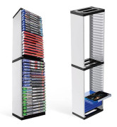 PS5 Game Holder Game Storage Organizer - 36 CD Spelhållare Disk Tower för PS5 - Game Box Storage Tower