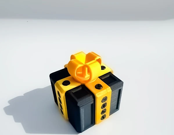 Irriterande Presentförpackning med Skruvar, 3D-Printad Mycket Irriterande Presentförpackning