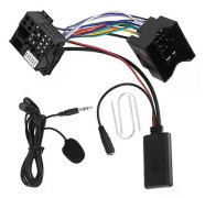 För Peugeot 206 207 307 301 407 För Citroen C4 C5 C6 Berlingo RD4 Radio Kabel Mikrofon Handsfree Bluetooth 50 AUX Adapter