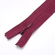 5 st färg osynlig 3 plagg nylon dragkedja kudde dyna kjol byxor sida stängd svans tyg dragkedja 20 # Wine Red Net length 16cm