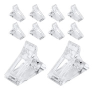 Nagelspetsklämma för snabbbyggnad Polygelspikformer Nagelklämmor för polygel Finger Nail Extension UV LED Builder Clamps Manikyr Nail Art Tool
