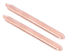 Laptop Heatpipe Laptop Kylfläns Mässing 2st 80Mm Thermal mässingsrör Gör-det-själv Laptop Notebook Cpu Gpu Kylfläns platt värmerör