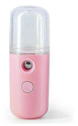 Ansiktsspray Nano Mist USB Uppladdningsbar Bärbar Vattenpåfyllare Cool Mist Maker Fogger Ansiktsvård Handhållen Mini Luftfuktare pink