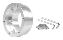 För G29 13/14 tum Rattadapterplatta 70mm Pcd Bilspelsmodifiering Silver