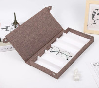 Solglasögon Organizer Glasögon Display Box KAFFE Coffee