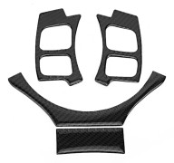 4 st/set kolfiber rattkåpa bilmontering passar för LEXUS IS250 IS300 IS350 2014-2018 Typ C