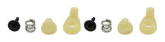 2X Styrningsmontering Servo Saver 284010-2253 för 284010 284161 K969 K989 284131 1/28 RC Bil Spar[D] As Shown
