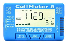 RC CellMeter8 1S-8S Batterikapacitet Spänningstestare för LiPo Li-NiMH Mätare