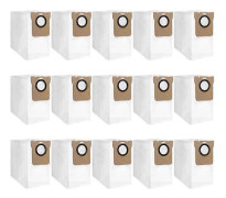 15 st Ersättningsdammpåsar för Xiaomi Mi Robot Mop 2 Ultra Dammsugare STYTJ05ZHM Skräppåsar Delar