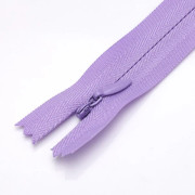 5 st färg osynlig 3 plagg nylon dragkedja kudde dyna kjol byxor sida stängd svans tyg dragkedja 14 # Light Purple Net length 46cm