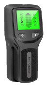 5-i-1 Spikdetektor Professionell Väggskanner Spikdetektor Balkdetektor med LCD-display för detektering av trä, metall och AC-kablar black