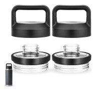 Kork till YETI Rambler-flaska, Ersättningslock för 18 oz 26 oz 36 oz 64 oz Topplock Vattenflaska A (FMY)