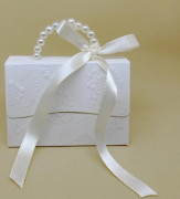 10 st/förpackning bärbara festliga bröllopsgåvor presentaskar chokladgodis presentpåse babyshower födelsedagsfestdekoration White