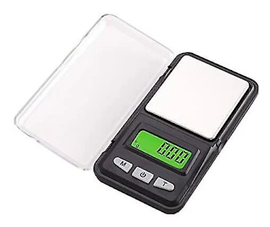 500g/0,1 Mini Digital Fickformatvåg Smycken Laddning Ädelstenar Vågskål, för Smycken, Bärbar LCD-skärm för Köks G Oz