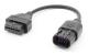 Diagnostikkabel 8-stift till 16-stift för Polaris Sportsman 570 ATV OBD-kontakt Black