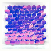 Hexagon Shimmer Board Paljettpanel FANTASY LILA FANTASY LILA Fantasy Purple