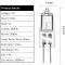 Halogenlampor G4 20W 12V. varmvit 2800K. dimbar transparent kapsel 10 stycken A2