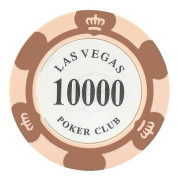 1278 | 20 ST Kasinochips - Portabla spelmarker för Las Vegas Coin{h} 10000 Face Value