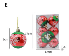 6CM 6st Ball Bauble Drop Pendant E - spot försäljning