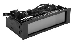 5 Fläkthastighetskontroller CPU-temperatursensor Dator Kylning Drive Bay Front LCD-Panel