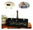 2023 2 X Reusable Wall Mount Hanging Mini Chalkboard For Home