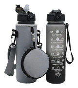 Vattenflaska väska bärare, 32oz Neopren flaska sling hållare fodral påse lock COLOR 5