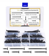 180 st Träskruvar Sortimentskit Självgängande skruvar Phillips