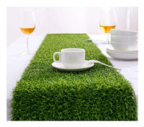 Rektangulär Bordslöpare Konstgräs - 30cm x 120cm - Premium Konstgjord Gräsmatta Borddekoration