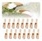 20 Mini Träskedar Saltskedar 7,6x2,3cm Bad Saltsked Örtsked Liten Sockersked 5ml Tvättmedelssked Tesked